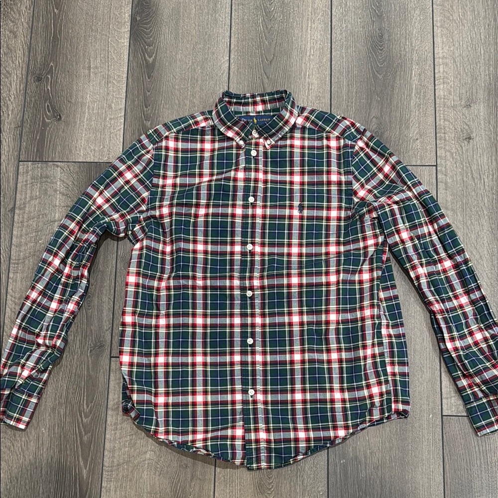 Polo Ralph Lauren Kids Button Down Shirt Sz XL